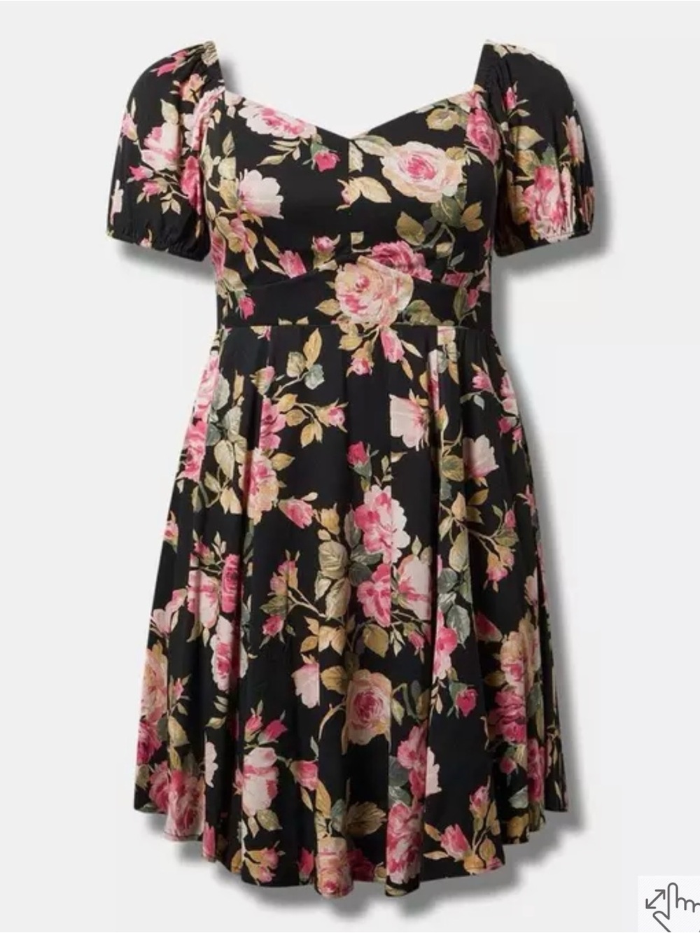 Torrid Mini Challis Skater Dress